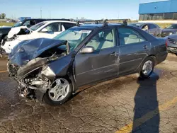 Salvage cars for sale at Woodhaven, MI auction: 2003 Toyota Camry LE