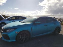 Flood-damaged cars for sale at auction: 2018 Honda Civic Sport