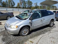 Chrysler Town & Country Limited salvage cars for sale: 2002 Chrysler Town & Country Limited