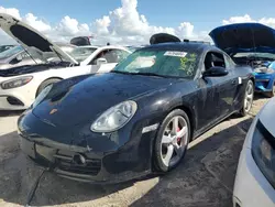 Flood-damaged cars for sale at auction: 2007 Porsche Cayman S