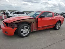 Salvage cars for sale at Grand Prairie, TX auction: 2012 Ford Mustang