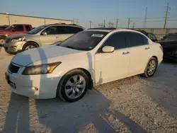 Salvage cars for sale at Haslet, TX auction: 2008 Honda Accord EXL