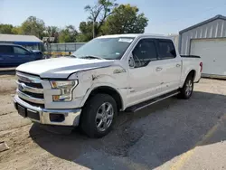 Salvage trucks for sale at Wichita, KS auction: 2016 Ford F150 Supercrew