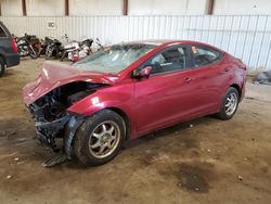 Salvage cars for sale at Lansing, MI auction: 2016 Hyundai Elantra SE