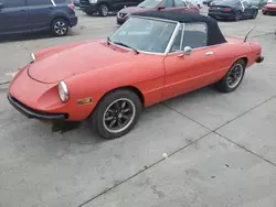 Flood-damaged cars for sale at auction: 1975 Alfa Romeo Spider