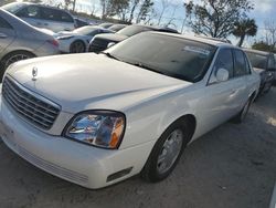 Salvage cars for sale at Riverview, FL auction: 2004 Cadillac Deville