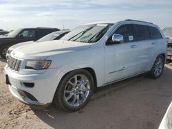 Salvage cars for sale from Copart Andrews, TX: 2014 Jeep Grand Cherokee Summit