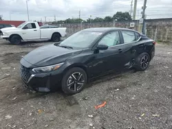 Nissan salvage cars for sale: 2024 Nissan Sentra SV