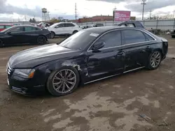 Salvage cars for sale at Chicago Heights, IL auction: 2012 Audi A8 L Quattro