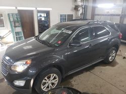 Chevrolet salvage cars for sale: 2017 Chevrolet Equinox LT