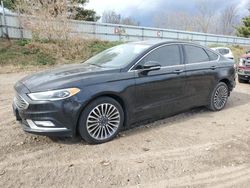 Vehiculos salvage en venta de Copart Davison, MI: 2017 Ford Fusion SE