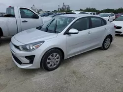 Salvage cars for sale at Riverview, FL auction: 2022 KIA Rio LX