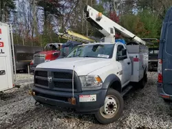 Salvage trucks for sale at West Warren, MA auction: 2015 Dodge RAM 4500