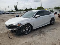 Honda salvage cars for sale: 2022 Honda Civic Touring