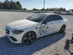 Salvage cars for sale at Taylor, TX auction: 2024 Mercedes-Benz C300