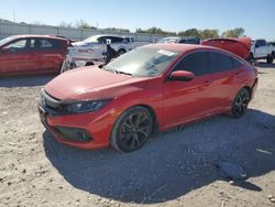 Honda salvage cars for sale: 2020 Honda Civic Sport