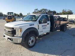 Salvage trucks for sale at Arcadia, FL auction: 2019 Ford F550 Super Duty