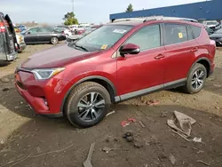 Salvage cars for sale from Copart Woodhaven, MI: 2018 Toyota Rav4 Adventure