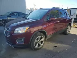 2016 Chevrolet Trax LTZ en venta en Duryea, PA