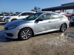 Salvage cars for sale at Riverview, FL auction: 2018 Honda Civic EX