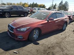 Infiniti q50 salvage cars for sale: 2014 Infiniti Q50 Base