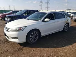 Salvage cars for sale at Elgin, IL auction: 2013 Honda Accord Sport