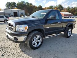 Salvage trucks for sale at Mendon, MA auction: 2008 Dodge RAM 1500 ST