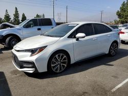 Salvage cars for sale at Rancho Cucamonga, CA auction: 2021 Toyota Corolla SE