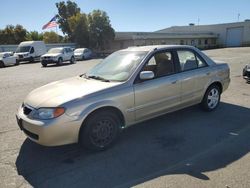 Salvage cars for sale at Martinez, CA auction: 2002 Mazda Protege DX