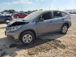 Salvage cars for sale at Taylor, TX auction: 2016 Honda CR-V LX