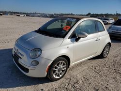 Salvage cars for sale from Copart Houston, TX: 2012 Fiat 500 POP