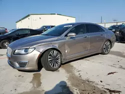 Salvage cars for sale at Haslet, TX auction: 2018 Lincoln MKZ Reserve