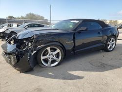 Salvage cars for sale at Orlando, FL auction: 2015 Chevrolet Camaro LT