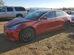 Salvage cars for sale at San Martin, CA auction: 2018 Tesla Model 3