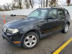 BMW salvage cars for sale: 2007 BMW X3 3.0SI