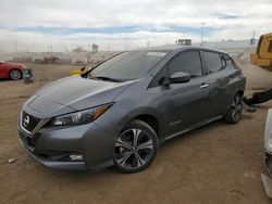 Vehiculos salvage en venta de Copart Brighton, CO: 2019 Nissan Leaf S Plus