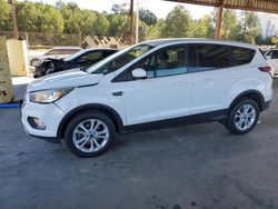 Salvage cars for sale at auction: 2017 Ford Escape SE