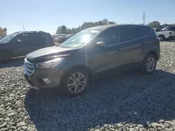 Salvage cars for sale at Mebane, NC auction: 2017 Ford Escape SE