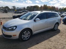 Salvage cars for sale at Chalfont, PA auction: 2014 Volkswagen Jetta TDI