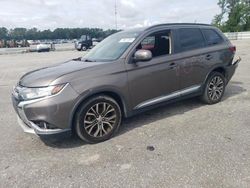 Salvage cars for sale at Dunn, NC auction: 2016 Mitsubishi Outlander SE