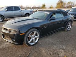 Chevrolet Camaro lt salvage cars for sale: 2015 Chevrolet Camaro LT