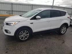 Salvage cars for sale at Dyer, IN auction: 2017 Ford Escape SE