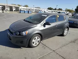 Salvage cars for sale at Sacramento, CA auction: 2016 Chevrolet Sonic LS