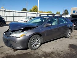 Salvage cars for sale at Littleton, CO auction: 2015 Toyota Camry Hybrid