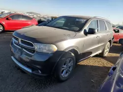 Salvage cars for sale at Brighton, CO auction: 2013 Dodge Durango Crew