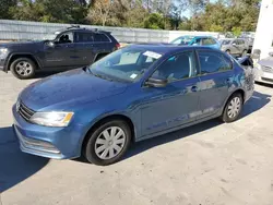 Salvage cars for sale at Augusta, GA auction: 2016 Volkswagen Jetta S