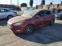 Salvage cars for sale from Copart Wilmington, CA: 2017 Ford Focus SEL