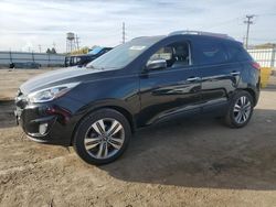 Salvage cars for sale at Chicago Heights, IL auction: 2015 Hyundai Tucson Limited