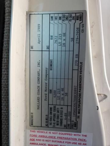 1989 Ford Econoline E350 Cutaway Van