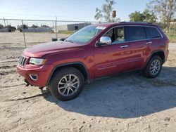 Salvage cars for sale at Augusta, GA auction: 2014 Jeep Grand Cherokee Limited